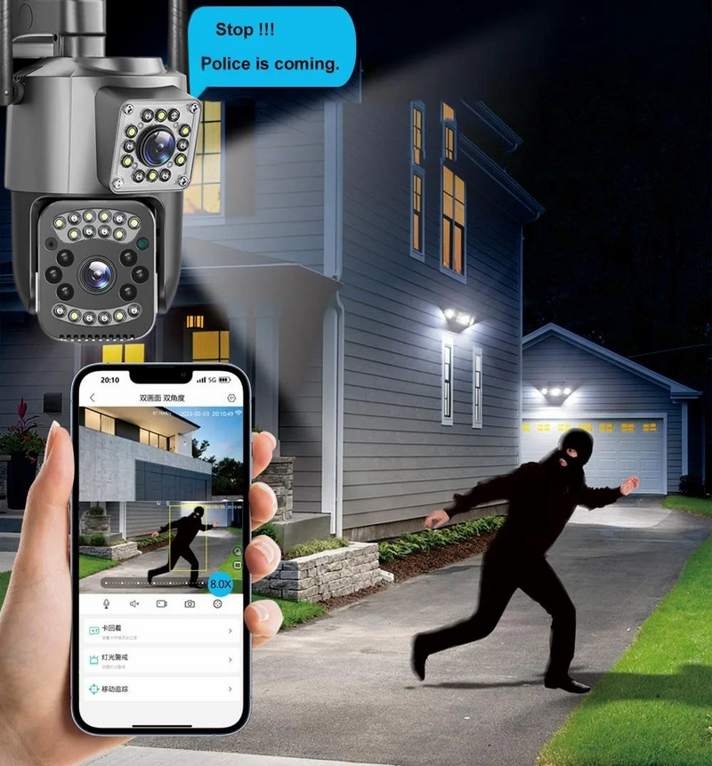 Cámara De Seguridad - 2 En 1 + Memoria Ilimitada + Regalo